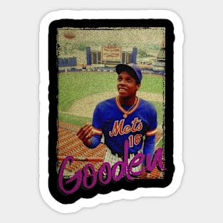 Dwight Gooden in New York Mets Sticker